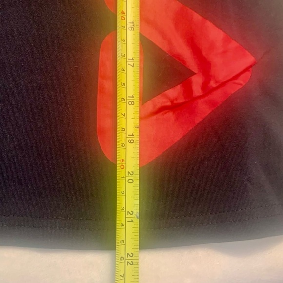 FILA Muscle Top Large (Girls /Unisex) FILA Logo Black Red 100% Cotton Tank - Picture 14 of 14